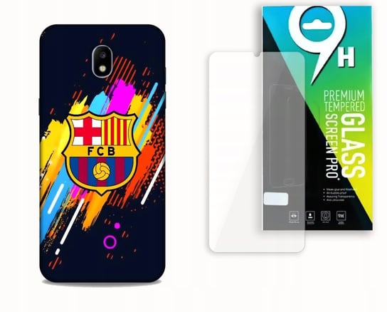 ETUI CASE DO SAMSUNG GALAXY J5 2017 + SZKŁO HARTOWANE - FC BARCELONA KLUBY bez marki