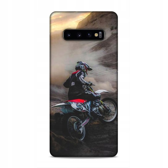 Etui Case Do Samsung Galaxy S10+ - Dużo Wzorów Do Wyboru Motory Cross Żużel Najnowsza Wersja_6-Stitch Czarny_ Wzór Nr . 500 Inna marka