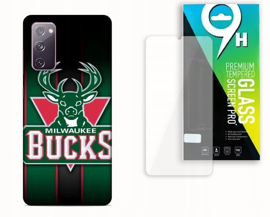 ETUI CASE DO SAMSUNG GALAXY S20 FE +SZKŁO HARTOWANE - MILWAUKEE BUCKS NBA bez marki