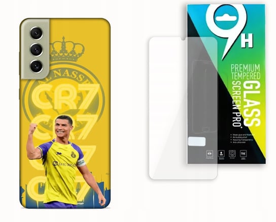 ETUI CASE DO SAMSUNG GALAXY S21 FE +SZKŁO HARTOWANE - CRISTIANO RONALDO CR7 bez marki