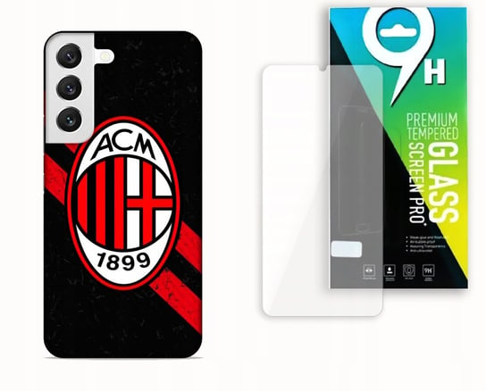 ETUI CASE DO SAMSUNG GALAXY S22 PLUS+SZKŁO HARTOWANE- AC MILAN PIŁKA KLUBY bez marki