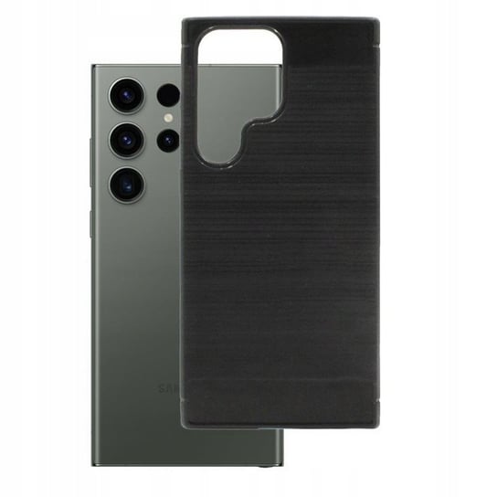 Etui Case do Samsung Galaxy S24 Ultra 5G SM-S928 Bumper Carbon LUX czarne GSM-HURT