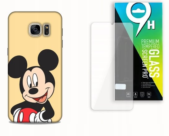 ETUI CASE DO SAMSUNG GALAXY S7 + SZKŁO HARTOWANE - MYSZKA MIKI MINNIE bez marki