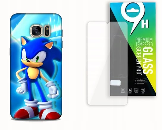 ETUI CASE DO SAMSUNG GALAXY S7 + SZKŁO HARTOWANE -SONIC BŁYSK BAJKI bez marki