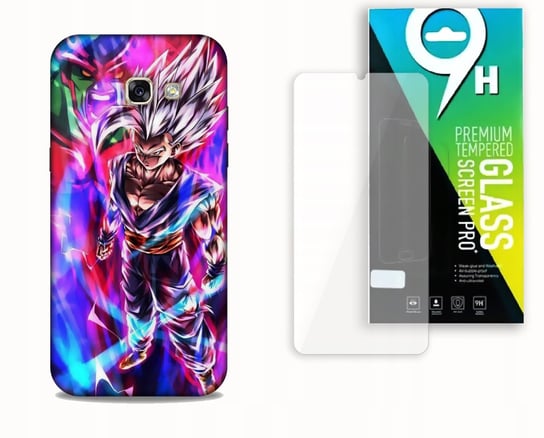 ETUI CASE DO SAMSUNG GALAXY XCOVER 4 / 4S + SZKŁO - DRAGONBALL GOKU ANIME bez marki