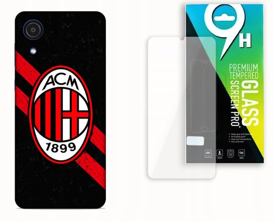 Etui Case Do Samsung Galaxy Xcover 5 + Szkło - Ac Milan Piłka Kluby Najnowsza Wersja_6-Stitch Czarny_ Wzór Nr . 391 Inna marka