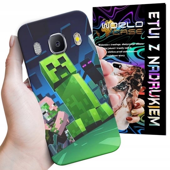 ETUI CASE DO SAMSUNG J5 2016 - FORTNITE CREEPER DZIECIĘCE WZORY ROBLOX WORLD CASE