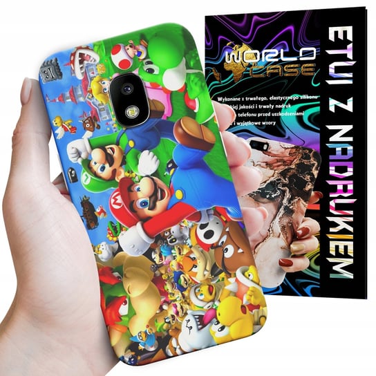 ETUI CASE DO SAMSUNG J5 2017 - SUPER MARIO BROS BAJKI WZORY WYBÓR WORLD CASE