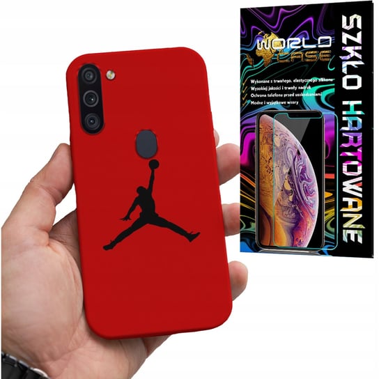 ETUI CASE DO SAMSUNG M11 - KOSZYKÓWKA WZORY DLA FANÓW NBA + SZKŁO WORLD CASE