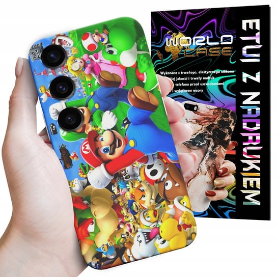 ETUI CASE DO SAMSUNG M15 5G - SUPER MARIO BROS BAJKI WZORY WYBÓR WORLD CASE