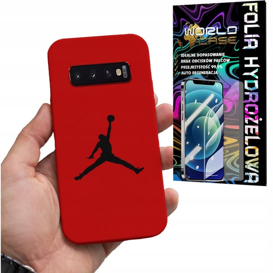 ETUI CASE DO SAMSUNG S10 - KOSZYKÓWKA WZORY DLA FANÓW NBA + FOLIA WORLD CASE