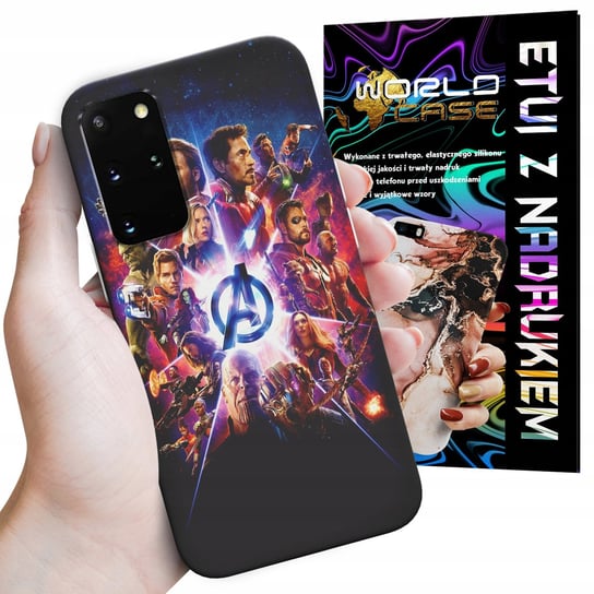 ETUI CASE DO SAMSUNG S20 PLUS - AVENGERS IRON MAN SPIDERMAN KAPITAN WORLD CASE