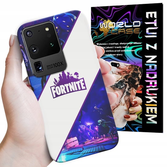 ETUI CASE DO SAMSUNG S20 ULTRA - FORTNITE DZIECIĘCE WZORY Z GIER I BAJEK WORLD CASE