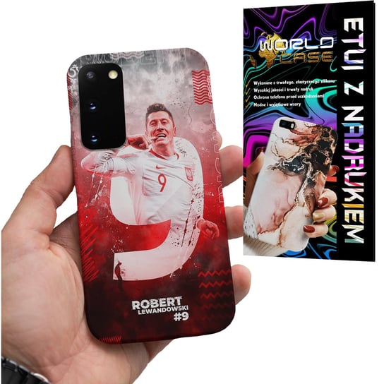 ETUI CASE DO SAMSUNG S21 FE - FC BARCELONA LEWANDOWSKI PIŁKARSKIE WZORY WORLD CASE