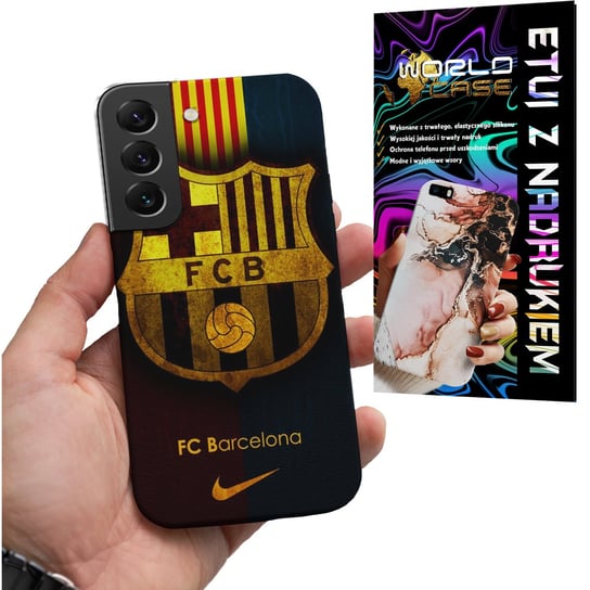 ETUI CASE DO SAMSUNG S22 PLUS - FC BARCELONA PIŁKARSKIE WZORY REAL MADRYT WORLD CASE