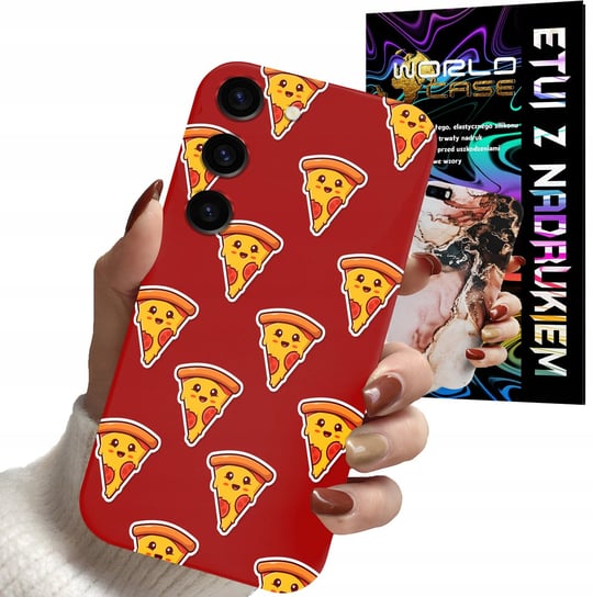 ETUI CASE DO SAMSUNG S23 - PIZZA DAMSKIE WZORY PĄCZKI PIANKI PLECKI WORLD CASE