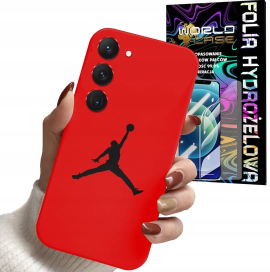 ETUI CASE DO SAMSUNG S23 PLUS - KOSZYKÓWKA WZORY DLA FANÓW NBA + FOLIA WORLD CASE