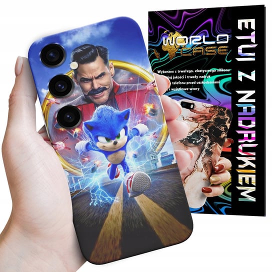 ETUI CASE DO SAMSUNG S24+ - SONIC SONIK WZORY Z BAJEK MARIO PLECKI WORLD CASE