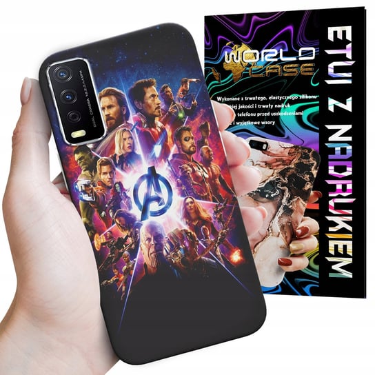 ETUI CASE DO VIVO Y11S - AVENGERS IRON MAN SPIDERMAN KAPITAN WORLD CASE