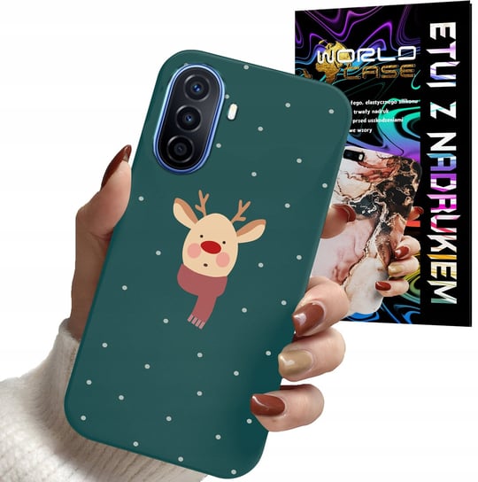 ETUI CASE DO VIVO Y70 - ŚWIĄTECZNE WZORY RENIFER MIKOŁAJ PREZENT WORLD CASE