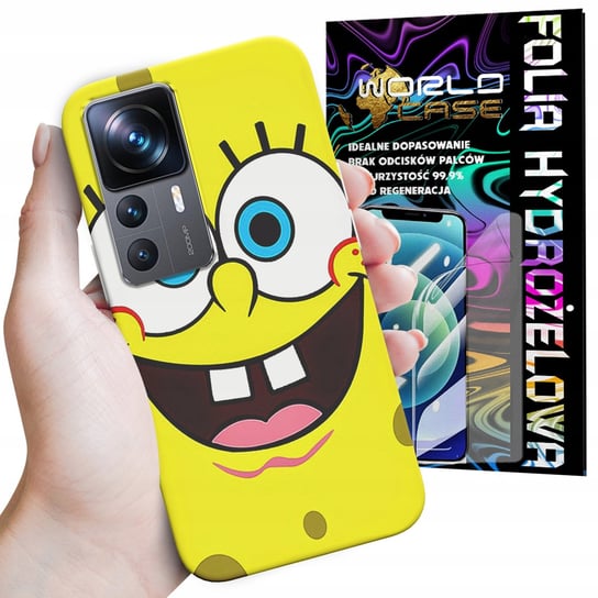 ETUI CASE DO XIAOMI 12T / 12T PRO - SPONGEBOB BAJKI GRY WYBÓR PLECK + FOLIA WORLD CASE