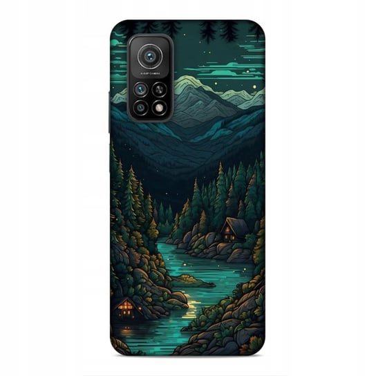 Etui Case Do Xiaomi Mi 10T - Duży Wybór Wzorów Góry Krajobraz Trekking Najnowsza Wersja_6-Stitch Czarny_ Wzór Nr . 537 Inna marka