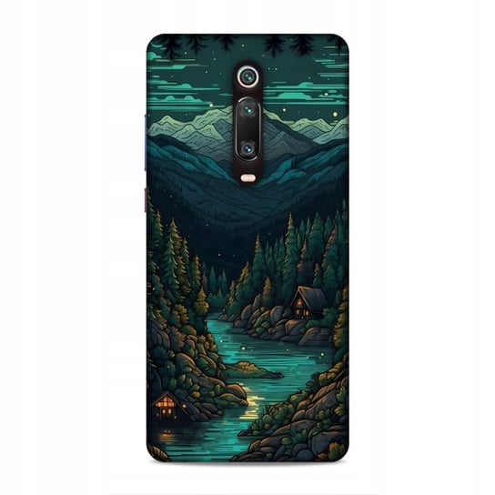 Etui Case Do Xiaomi Mi 9T - Duży Wybór Wzorów Góry Krajobraz Trekking Najnowsza Wersja_6-Stitch Czarny_ Wzór Nr . 537 Inna marka