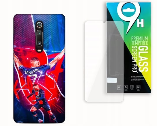 Etui Case Do Xiaomi Mi 9T / Pro / K20 + Szkło Hartowane - Kylian Mbappe Najnowsza Wersja_6-Stitch Czarny_ Wzór Nr . 353 Inna marka