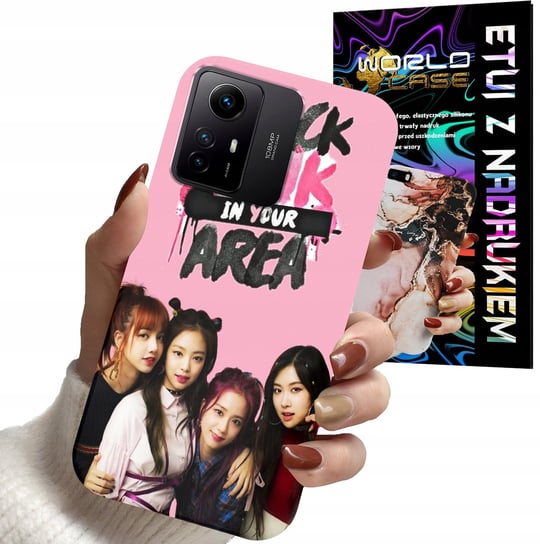 ETUI CASE DO XIAOMI NOTE 12 4G - BLACKPINK DAMSKIE WZORY KPOP BTS GOT7 WORLD CASE