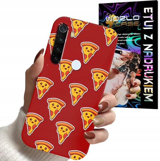 ETUI CASE DO XIAOMI NOTE 8T - PIZZA DAMSKIE WZORY PĄCZKI PIANKI PLECKI WORLD CASE