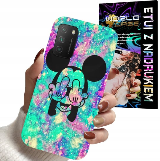 ETUI CASE DO XIAOMI POCO M3 - MYSZKA MINNIE DAMSKIE WZORY PLECKI WORLD CASE