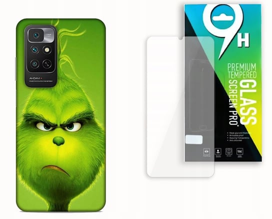 ETUI CASE DO XIAOMI REDMI 10 (2022) + SZKŁO HARTOWANE - GRINCH PREZENT bez marki