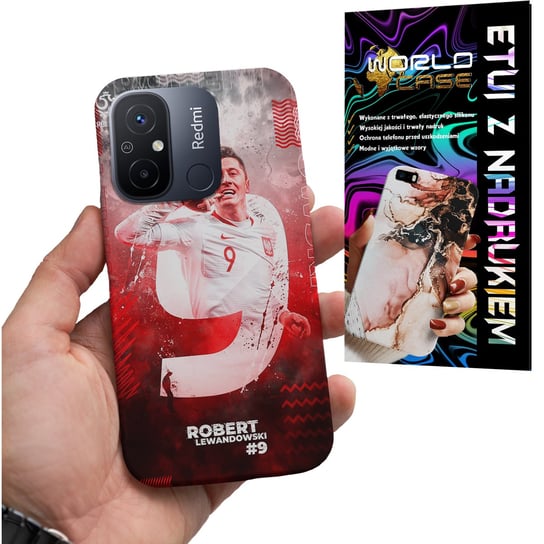 ETUI CASE DO XIAOMI REDMI 12C - FC BARCELONA LEWANDOWSKI PIŁKARSKIE WZORY WORLD CASE