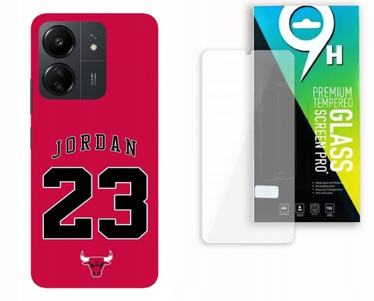 ETUI CASE DO XIAOMI REDMI 13C +SZKŁO HARTOWANE -KOSZYKARZ MJ CHICAGO BULLS bez marki