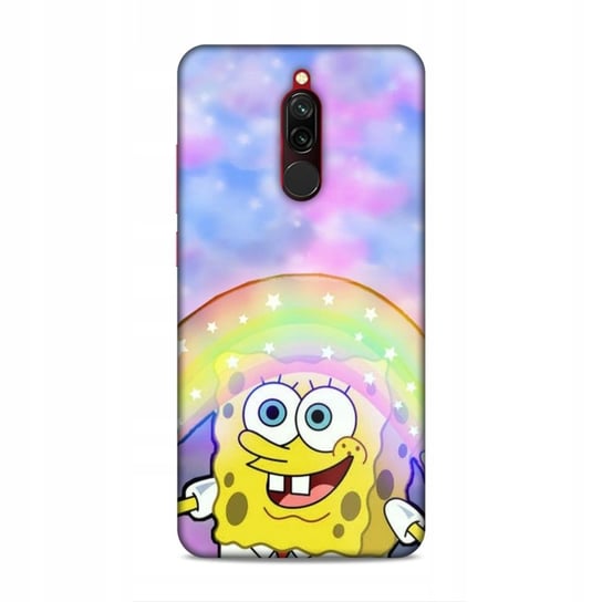 Etui Case Do Xiaomi Redmi 8 - Duży Wybór Wzorów Sponge.Bob Kanciasto Bajki Najnowsza Wersja_6-Stitch Czarny_ Wzór Nr . 22 Inna marka