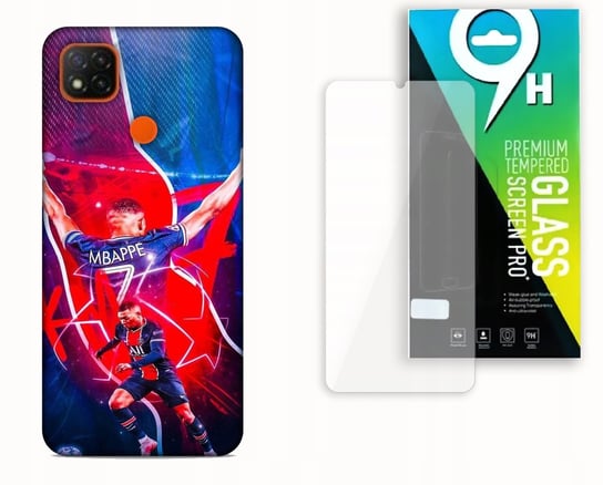 ETUI CASE DO XIAOMI REDMI 9C + SZKŁO HARTOWANE - KYLIAN MBAPPE PIŁKARZE bez marki