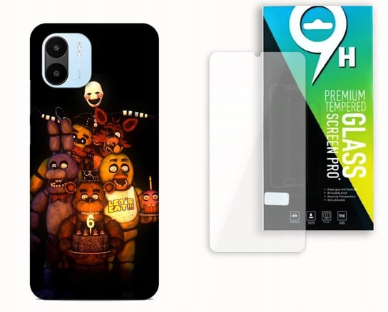 ETUI CASE DO XIAOMI REDMI A2 / A1 + SZKŁO HARTOWANE - FREDI FNAF GRY bez marki