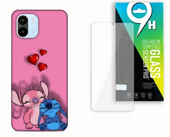 ETUI CASE DO XIAOMI REDMI A2 / A1 + SZKŁO HARTOWANE -STITCH & ANGEL BAJKI NAJNOWSZA WERSJA_6-stitch czarny_ WZÓR NR . 4 Inna marka