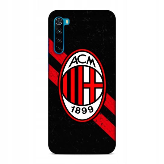 Etui Case Do Xiaomi Redmi Note 8T - Duży Wybór Wzorów Ac Milan Piłka Kluby Najnowsza Wersja_6-Stitch Czarny_ Wzór Nr . 391 Inna marka