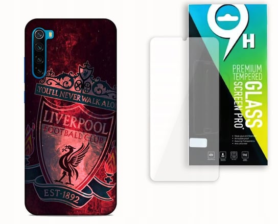 ETUI CASE DO XIAOMI REDMI NOTE 8T + SZKŁO HARTOWANE - LIVERPOOL FC KLUBY bez marki