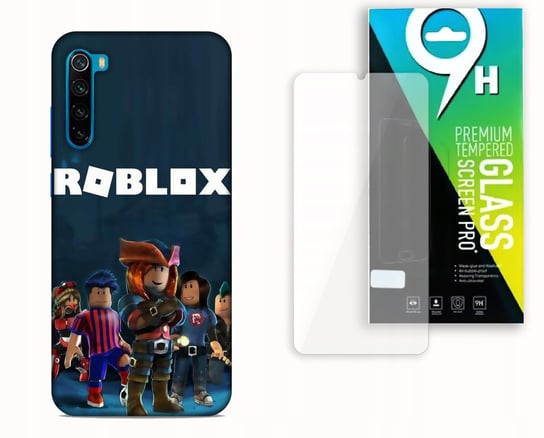 ETUI CASE DO XIAOMI REDMI NOTE 8T + SZKŁO HARTOWANE - ROBLOX GAME GRY bez marki