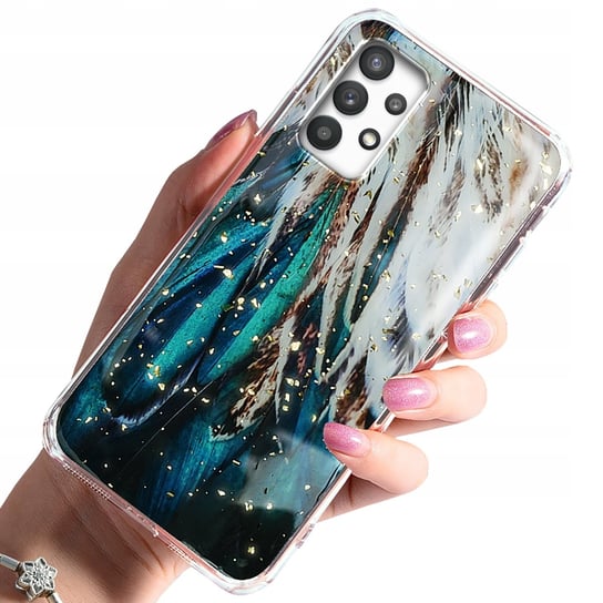Etui Case Glamour + Szkło do Samsung Galaxy A32 4G Krainagsm