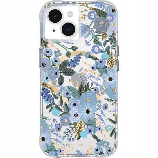 Etui Case-Mate Rifle Party Co. Garden Party Blue MagSafe do iPhone 15, niebieskie Inna marka