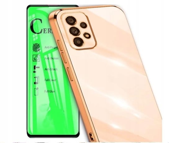 Etui case OXYGEN GLOW Samsung A53 5G+szkło CERAMIC OXYGEN