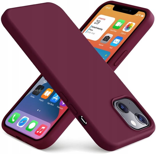 Etui Case Silicone + Szkło 9H do iPhone 13 Mini Krainagsm