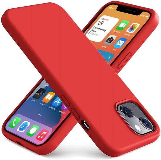 Etui Case Silicone + Szkło 9H do iPhone 13 Mini Krainagsm