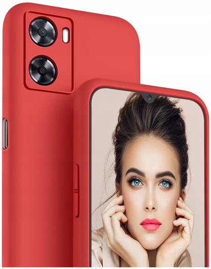 Etui Case Silicone + Szkło do Oppo A57 4G / A57S Krainagsm