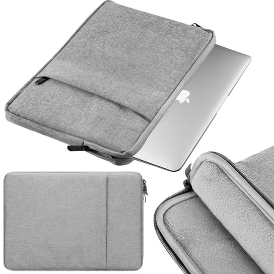 Etui case torba pokrowiec uniwersalne do tabletów Samsung Apple Lenovo Thinkpad Matebook Xiaomi Asus na Laptopa Macbook Air 13 13,3" | XL szary Armor Case