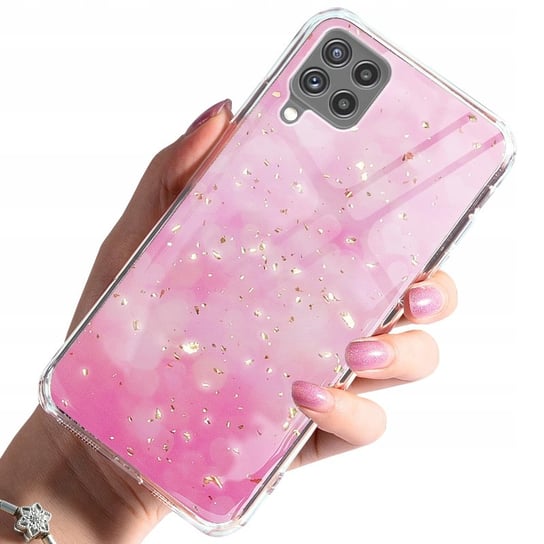 Etui Case Wzór + Szkło 9H do Samsung Galaxy A22 4G Krainagsm