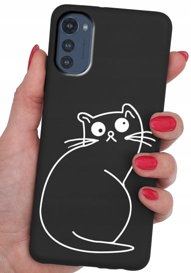 ETUI CASE WZORY + SZKŁO 9H do Motorola Moto E32 Krainagsm